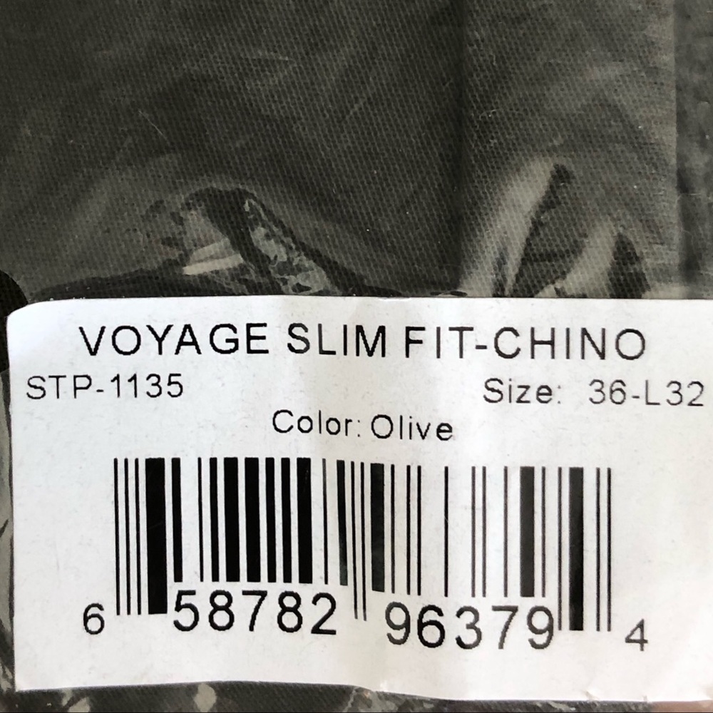 7 Diamonds Journey Olive Straight Leg  Chinos 36 x 32 - Picture 14 of 16